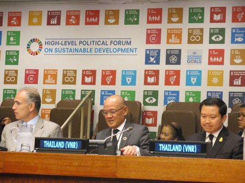 หัวหน้าทีมภาคเอกชนร่วมประชุม High-Level Political Forum on Sustainable Development in 2017 (HLPF)